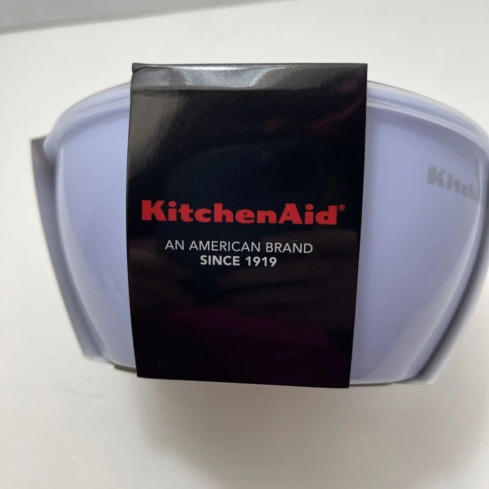 KitchenAid Set Of 4 Prep Bowls With Lids Dishwasher Safe BPA-Free 1 2 3 & 4 Cup‎